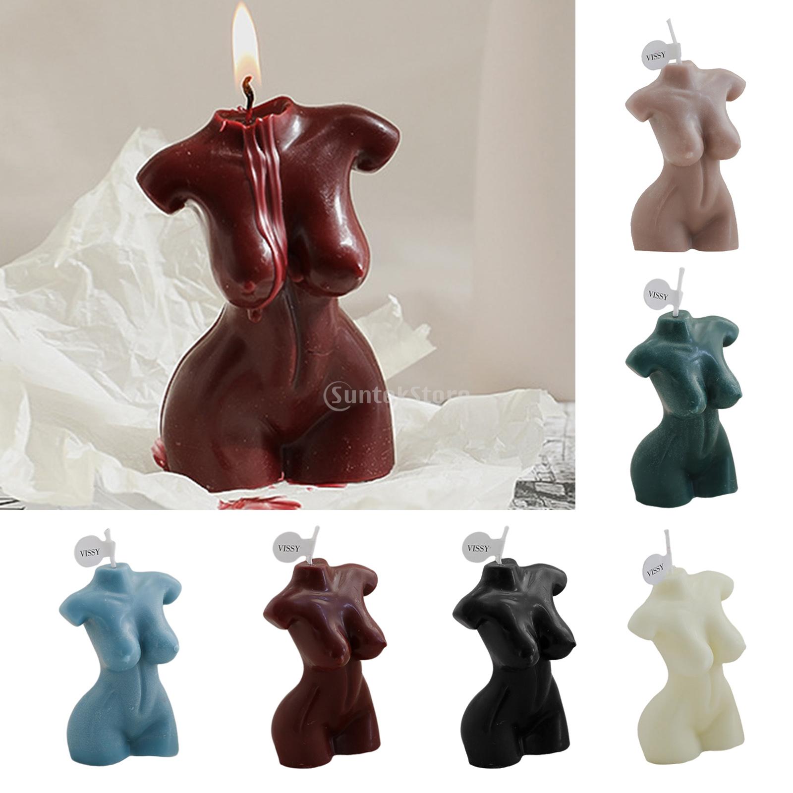 Human Women Body Relaxation Candles Nordic Scented Wax Ornament Photo Props