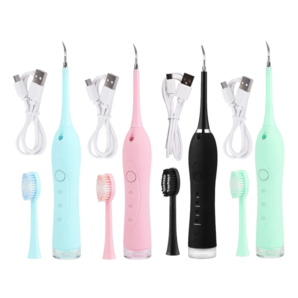 Electric Tooth Cleaner Ultrasonic Oral Teeth Stain  Cleaning Kit