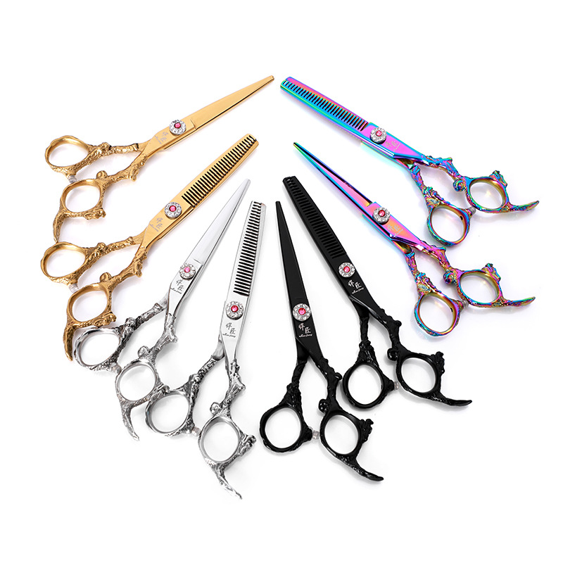 Polegadas para Tesouras do Estilista do Cabelo Antiderrapante e Desgastar-resistente Especiais do Cabeleireiro de 6 Tesouras 1 Tesouras especiais do cabeleireiro de 6 polegadas