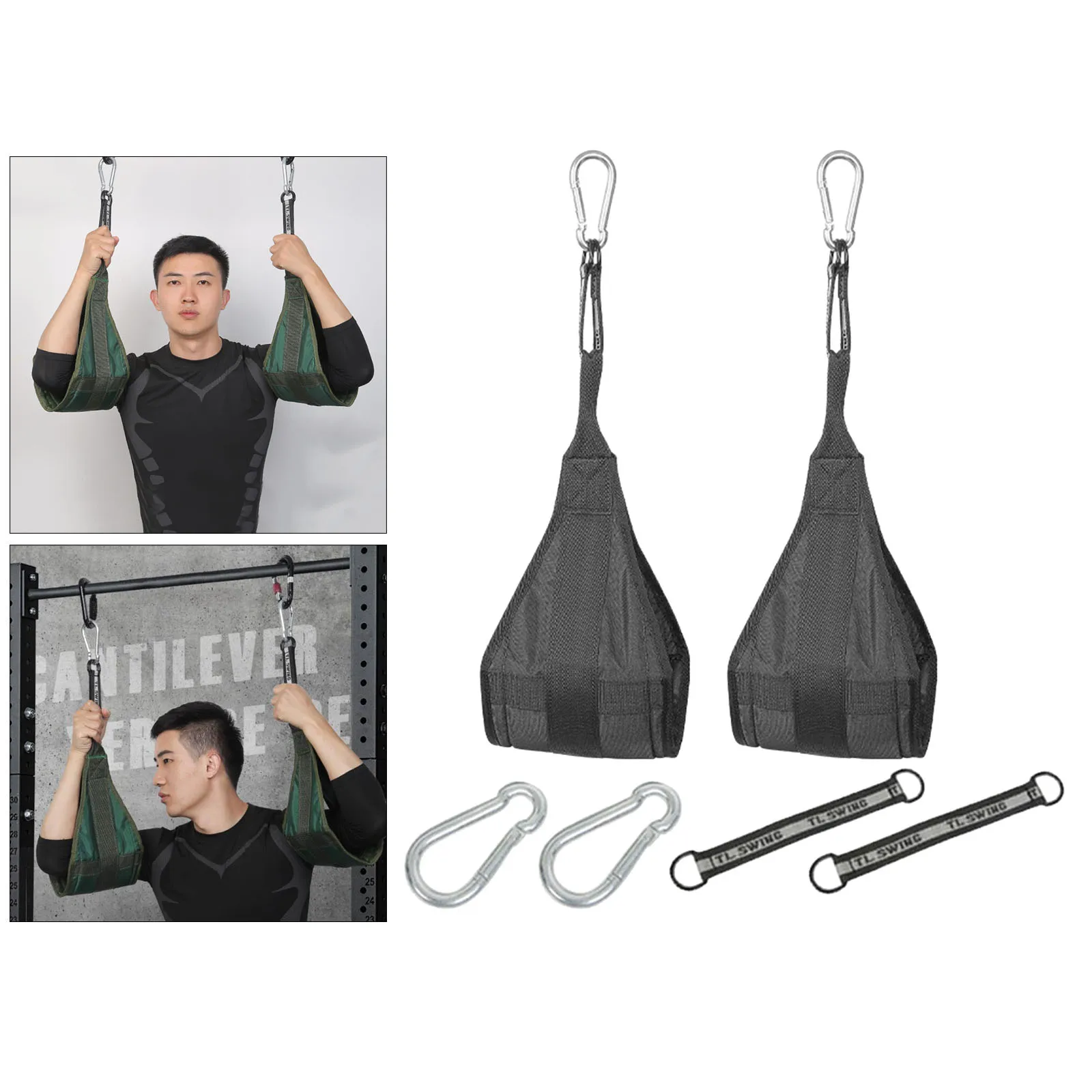Fitness Ab Straps Exercising Gear Hanging Hanging Ab Straps Ab Strap for Men and Women Chinning Core Strength Bar Gym