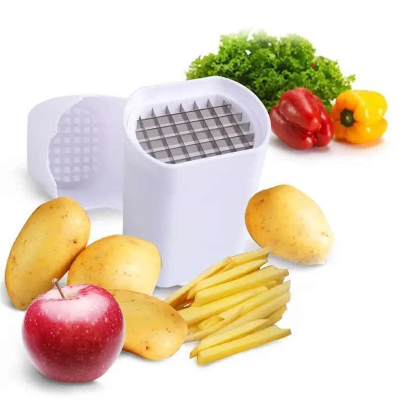 Kitchen Fries One Step French Fry Cutter Potato Vegetable Fruit Slicer Tool, Suitable for Potato, Vegetable, Fruit Slicer etc.