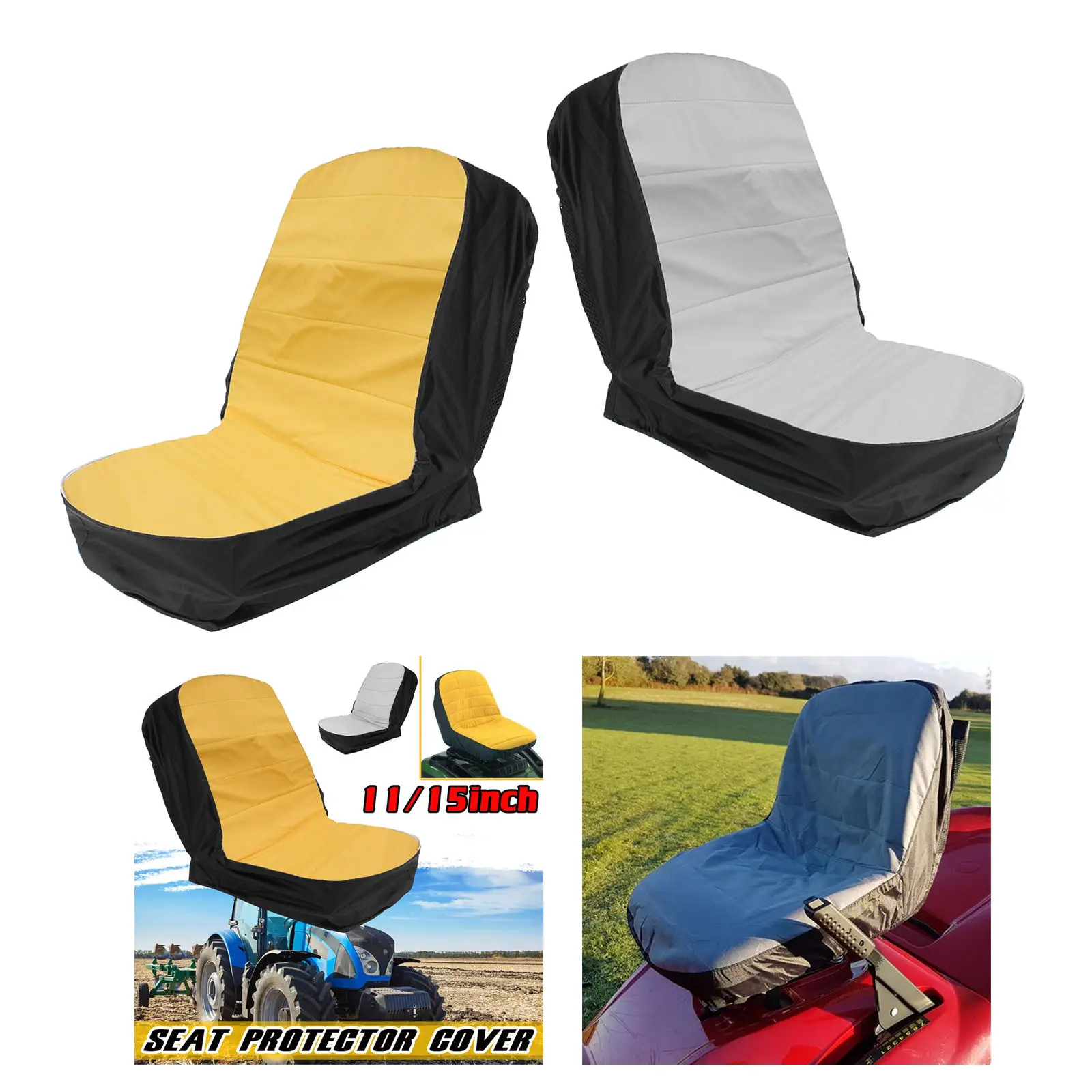 Durable 600D Polyester Oxford Durable Tracto Himal Riding Lawn Mower Seat Cover 
