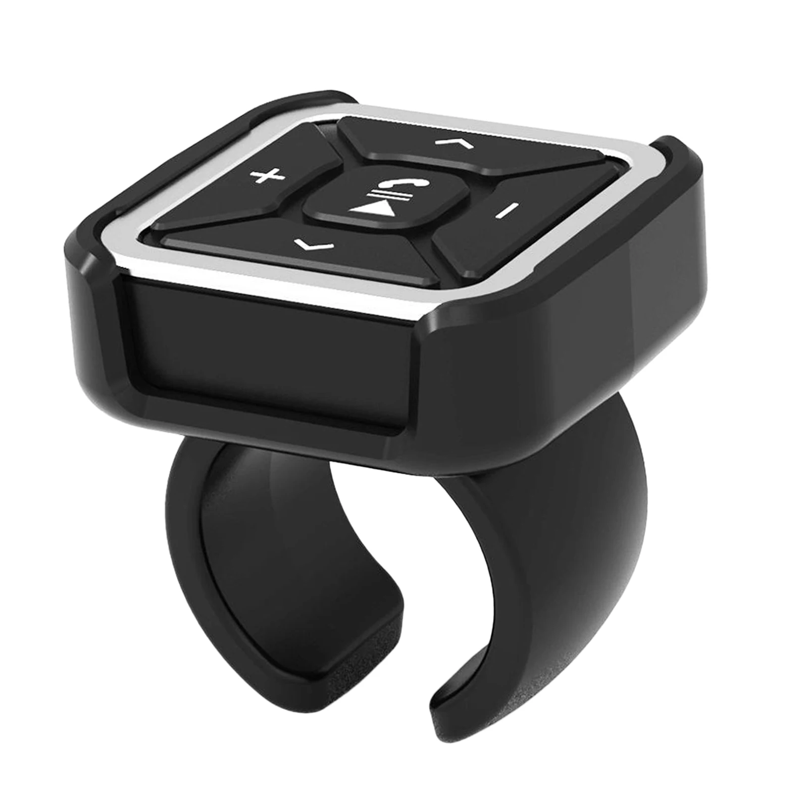 BT009 Car Steering Wheel Bike Mount Bluetooth Remote Control MP3 Media Button for iOS/Android, IPX4 Waterproof