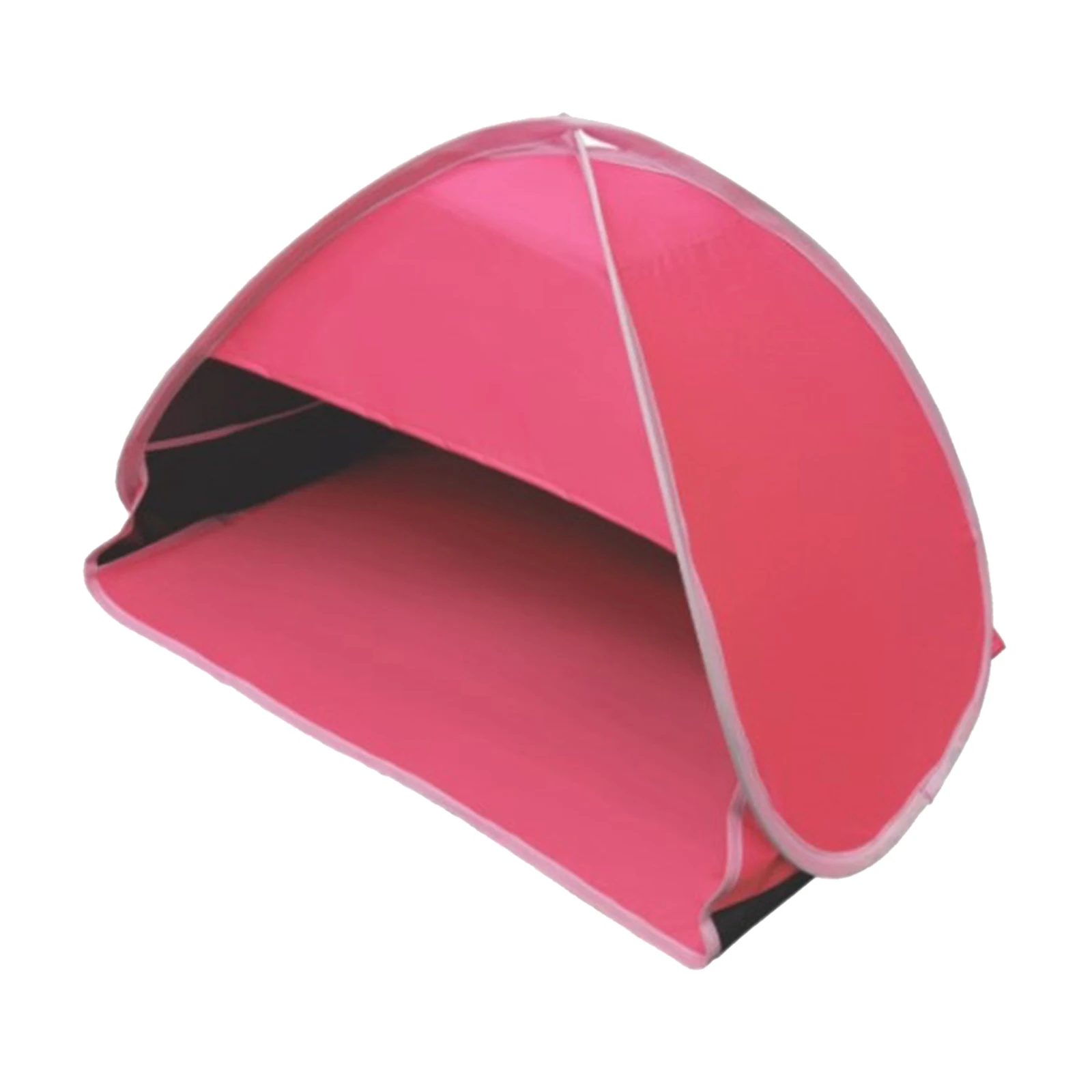 Beach Tent Garden Sun Canopy Screen Shade UV Protector Silver Cloth Red Mini Automatic Shade Tent Canopy Anti-UV Pet Tent