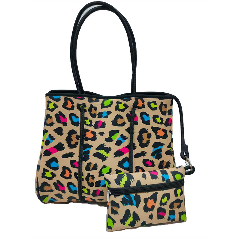 cheetah neoprene bolsa
