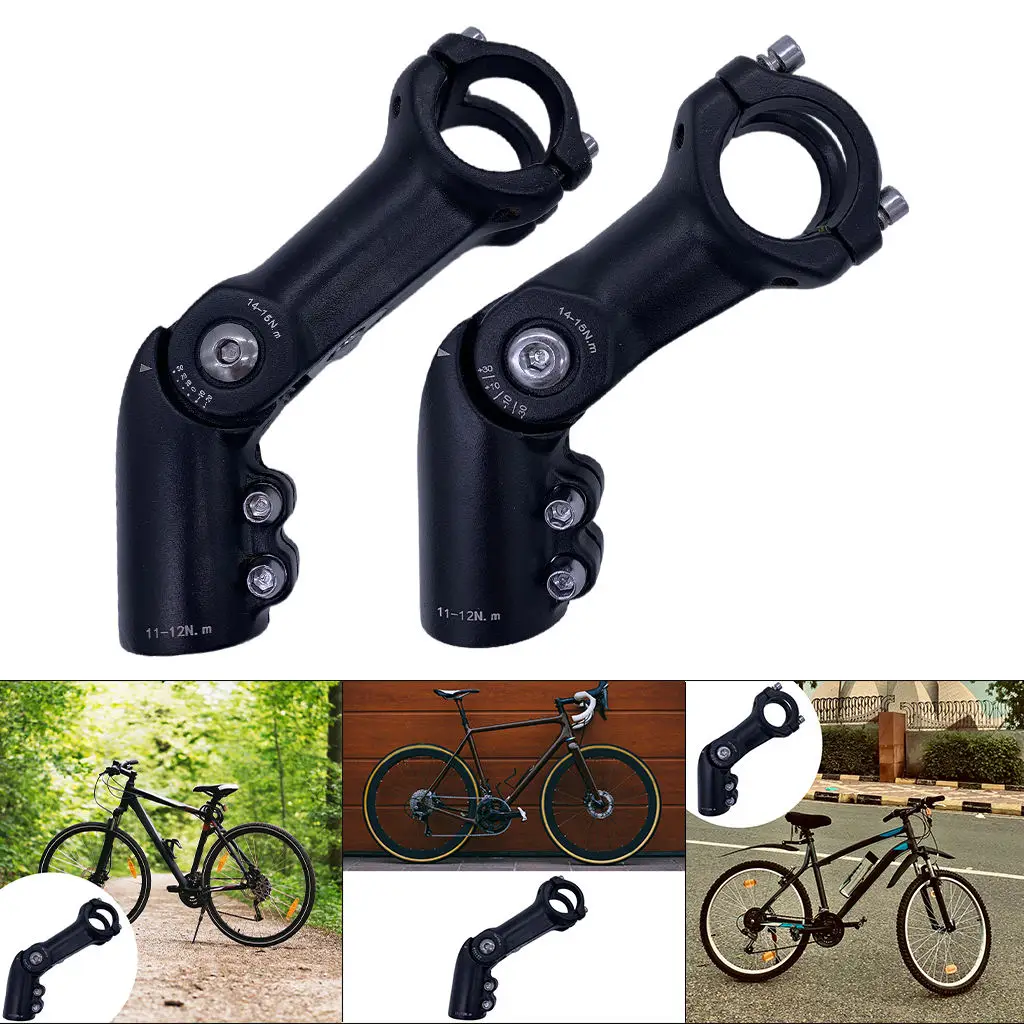Aluminum Alloy 31.8mm Bicycle Stem MTB Road Bike Riser Front Fork Head Tube Stems Replacement Accessories