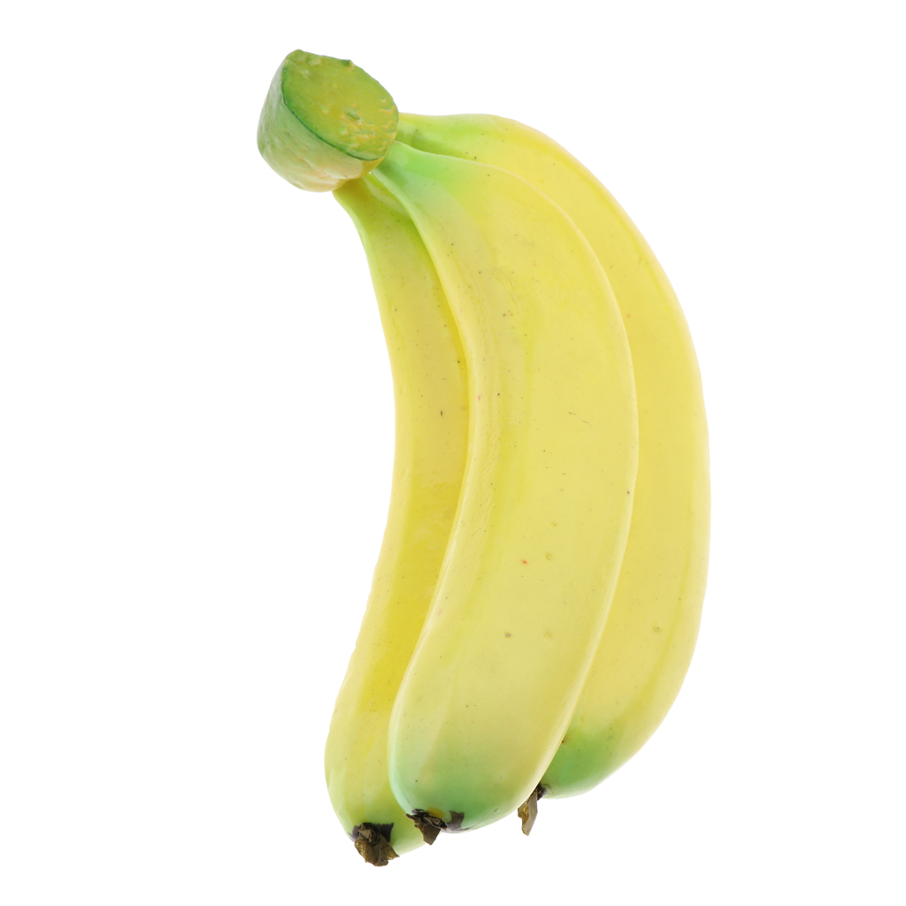 1 set Realistic Fake Banana - Real Looking Fake Fruits for House Party Deco