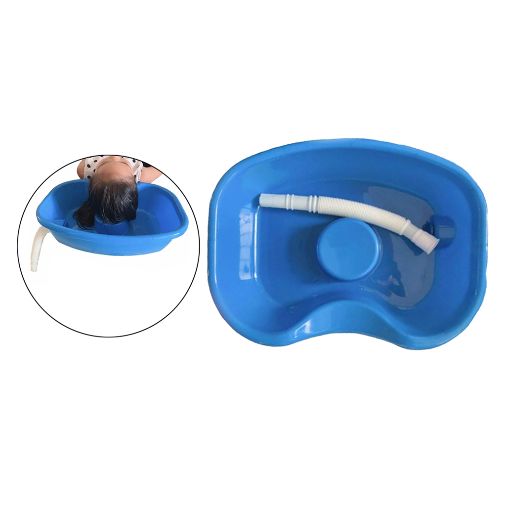 Easy Shampoo Basin Salon Hair Washing Tray with Drain Hose for Elderly Disabled