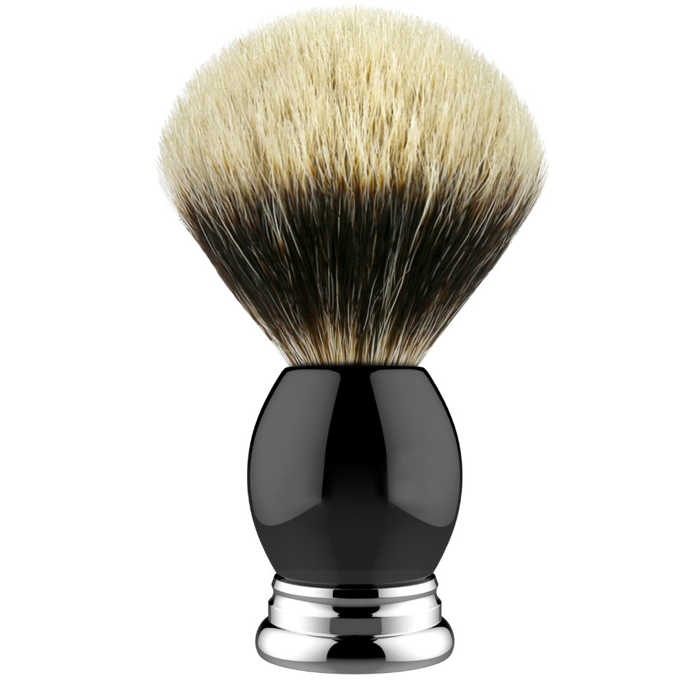 Best of Luxury 100% Silvertip Pure Badger Hair Shaving Brush 22mm, Black Resin &amp; Alloy Design Handle For Men Wet Shaving Handmade Gift Reviews & Tips