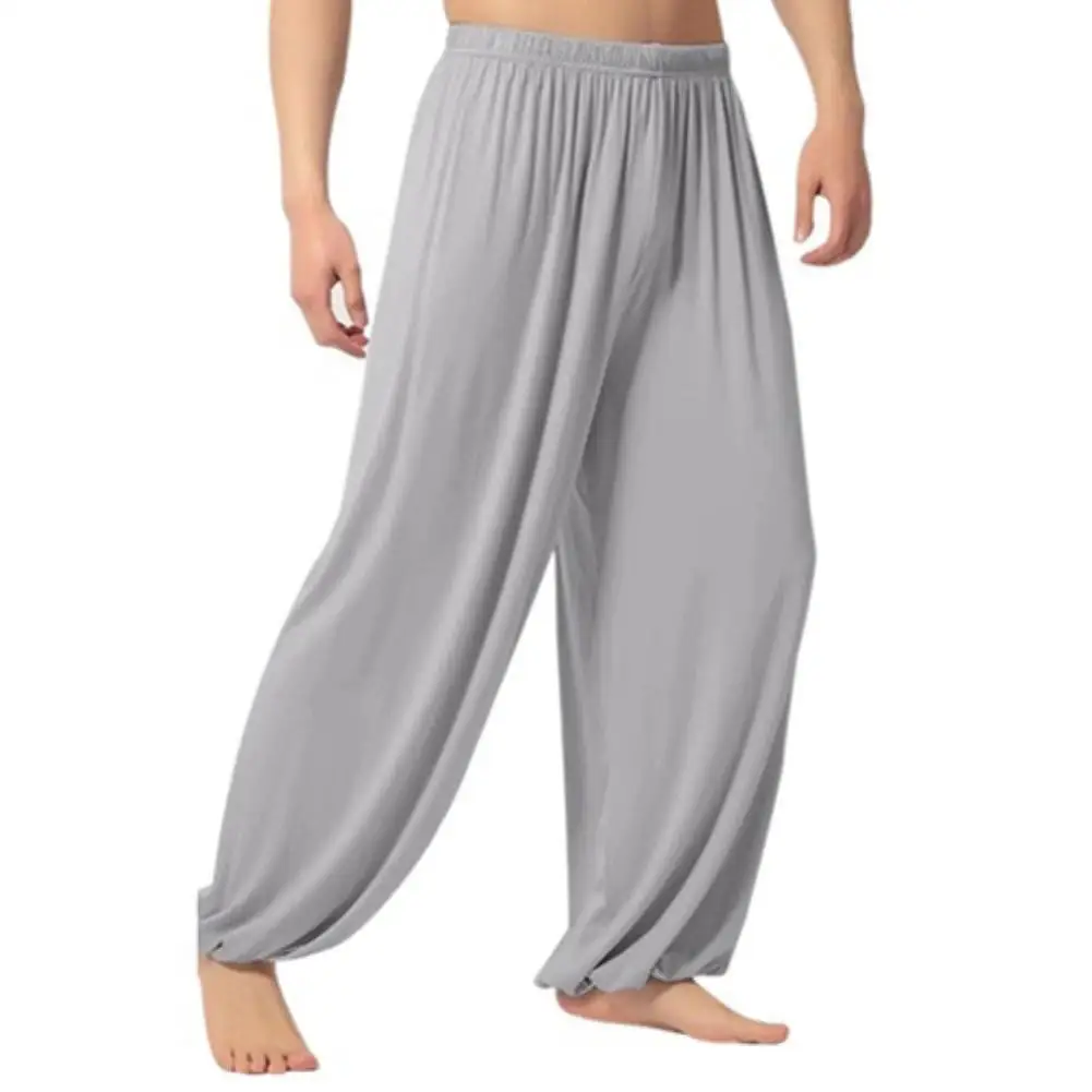 Men's joggers pants Casual sweatpants Casual Solid Color Baggy Trousers Belly Dance Yoga Harem Pants Slacks Men Loose style Hot sweatpants