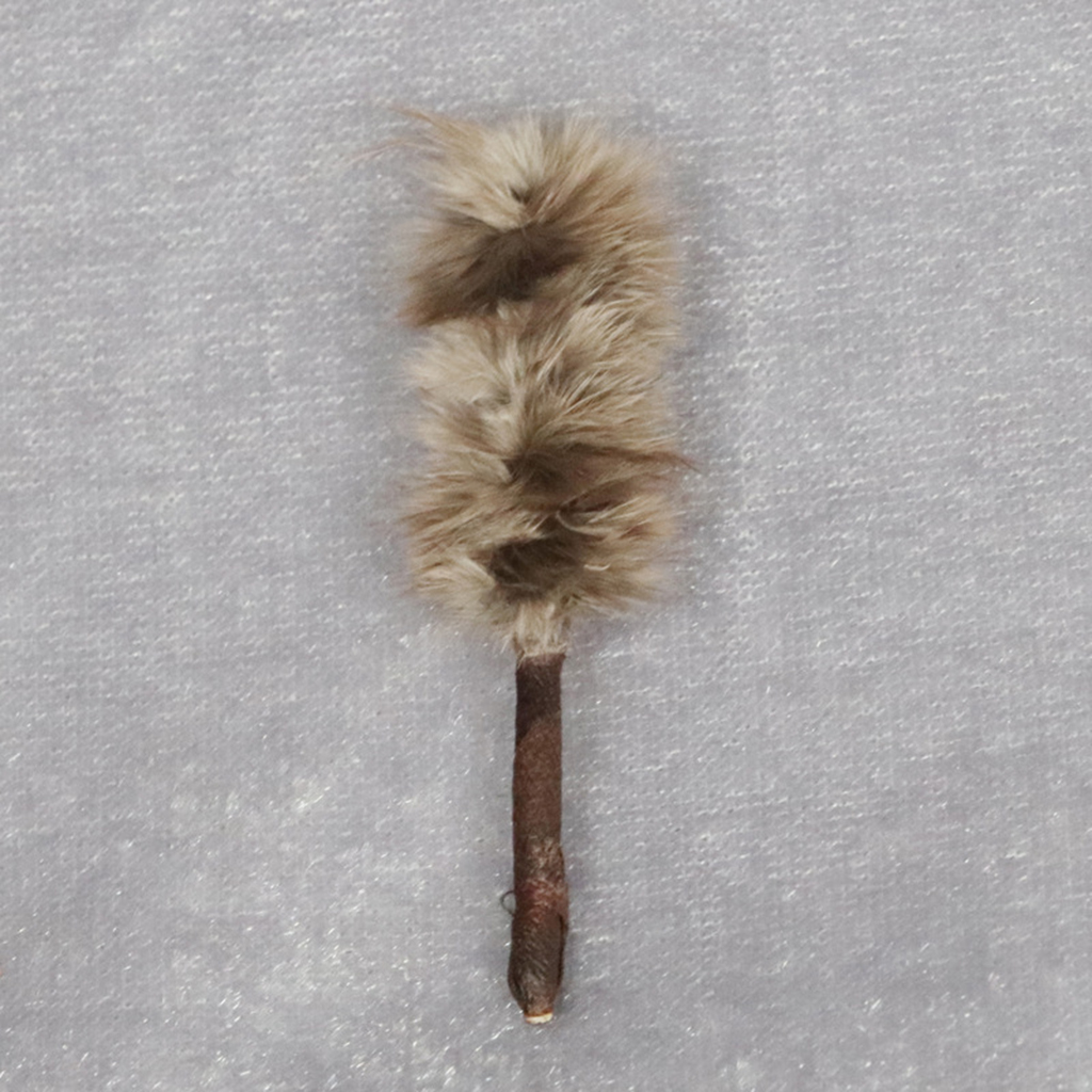 Handcrafted Dollhouse Miniature Feather Duster Model Toy Cleaning Tool