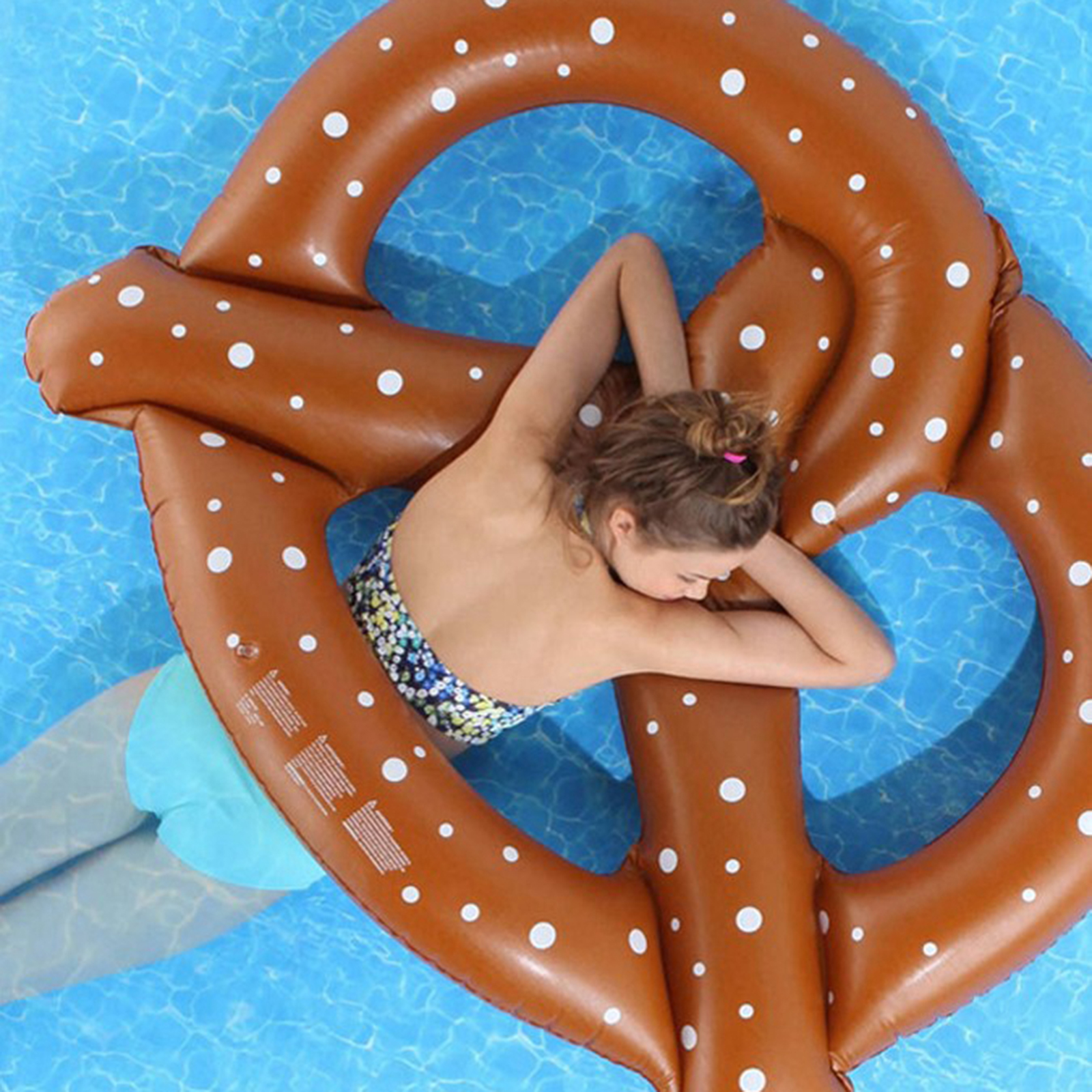 140cm Pool Inflatable Float Funny Water Toy Floating Raft Hammock Beach 330lbs