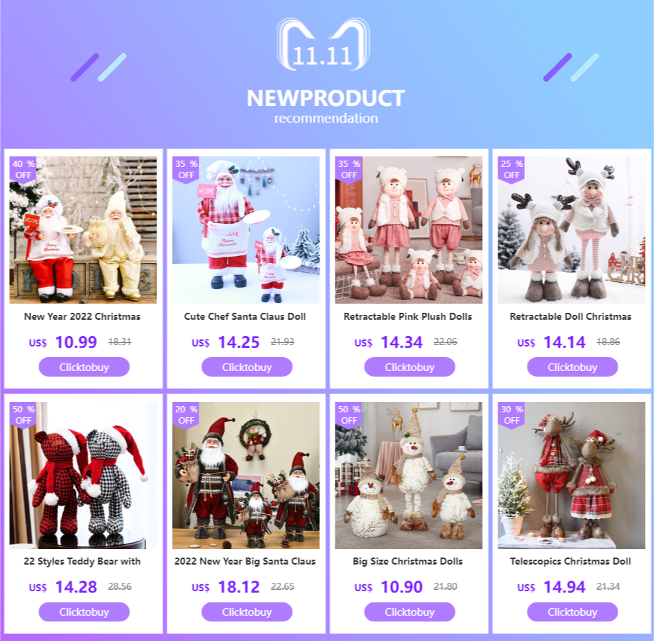 tamanho grande bonecas de natal retrátil papai noel boneco de neve elk brinquedos de natal estatuetas presente de natal para miúdo vermelho ornamento da árvore de natal