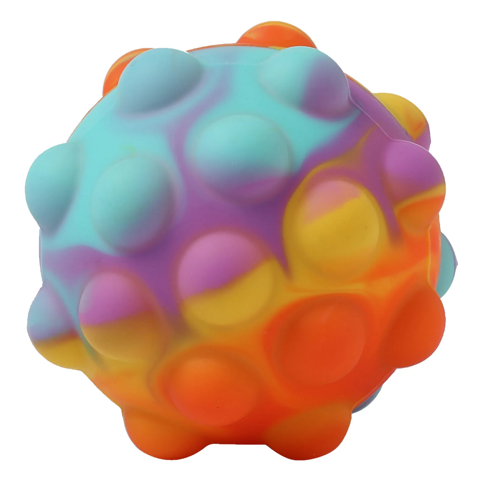 7 exklusive Styles Pop It 3D Fidget Toys Ball Neues Gameplay Anti-Stress Kawaii 