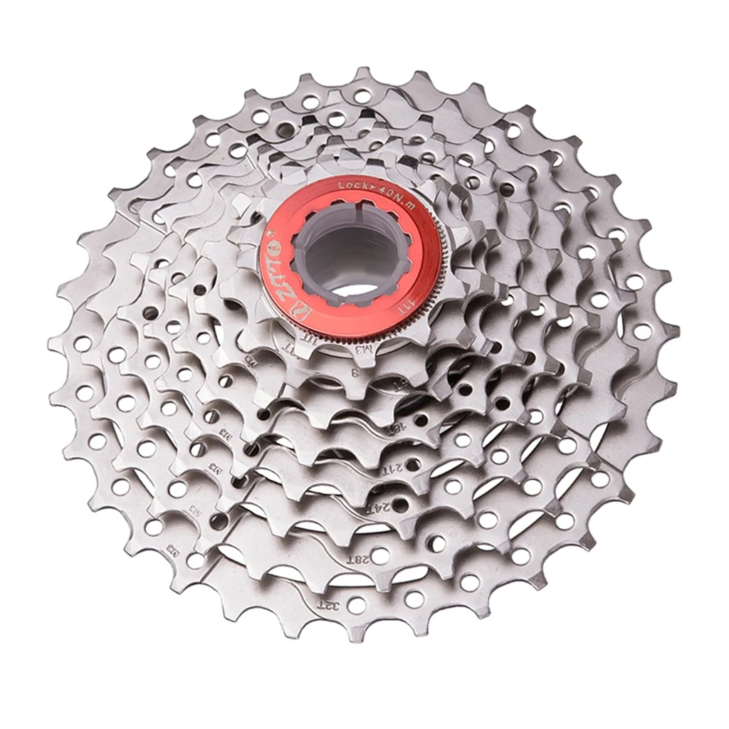 Bicycle Cassette Freewheel 8 Speed/9 Speed 11-25 /11-32T Mountain Road Folding Bike Freewheel Fixed Gear Sprocket Bike Flywheel