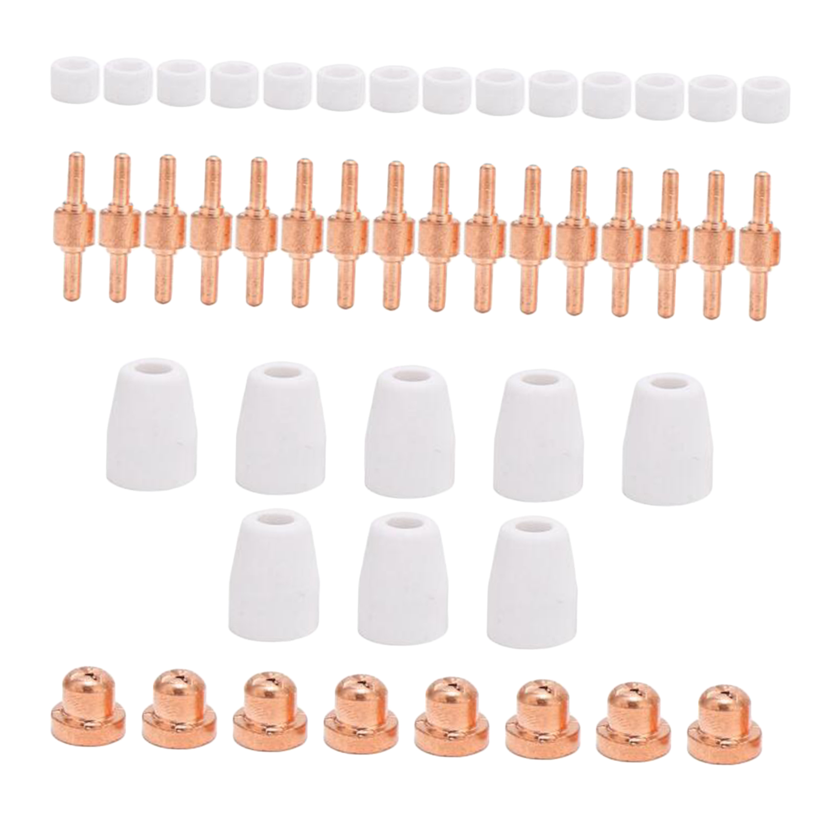 LG-40 Air Plasma Cutter Consumables Electrodes Tips Nozzle Set for CUT40 CUT50 LGK50 LGK60 Welding Machine