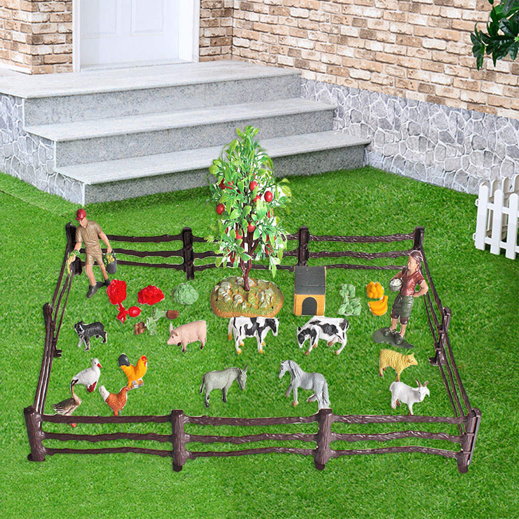 Farm Scene Poultry Display Peripheral Accessories Animals Animals Model for Sand Table