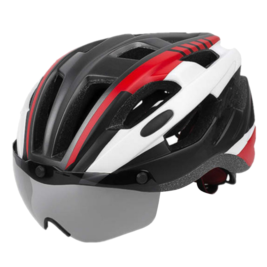 Anti-Impact Bike Helmet Breathable Mountain Road Bicycle Helmet with Magnetic