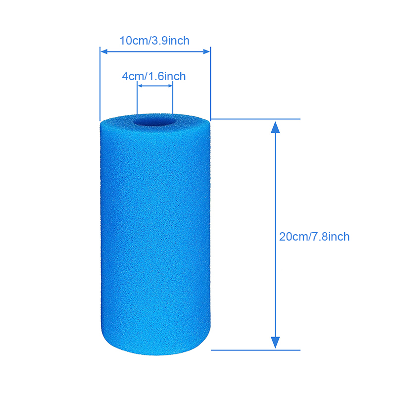 Swimming Pool Filter Impurity Absorption Grease Purifier Sponge Column