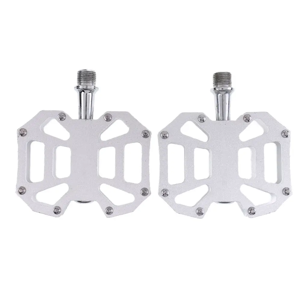 Aluminum Alloy Bicycle Pedals Mountain Road Bike Pedals for BMX MTB Cycling 9/16 inch