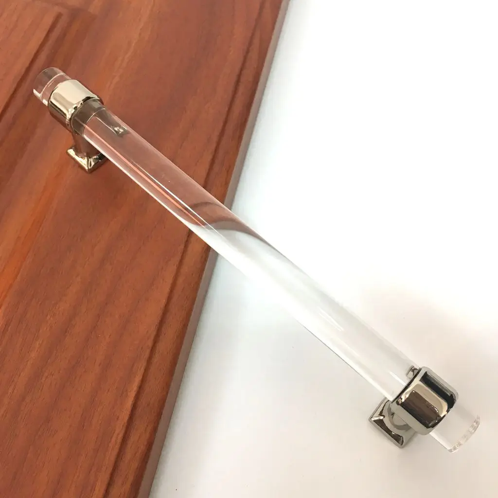 Blesiya Acrylic Cabinet Door Drawer Hardware Pull Handle Knob Home Decor