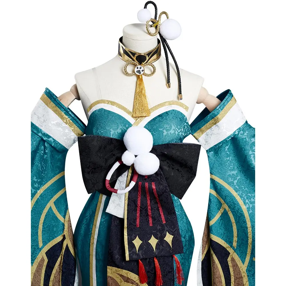 Genshin Impact Ms Hina Gorou Cosplay Costume Outfits Halloween Carnival Suit