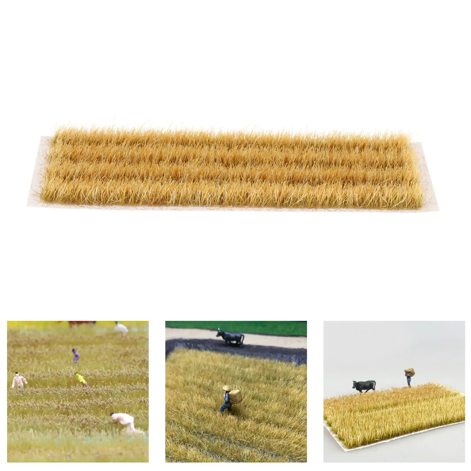 1:72-87 Wheat Field Model For Railway Landscape Railroad Scenery Accessory