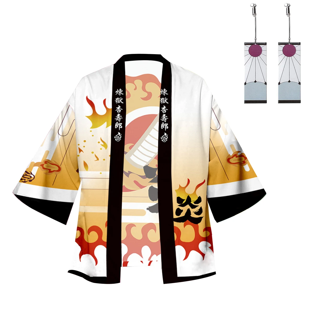 Anime Demon Slayer Kimono Cardigan Robe Kochou Shinobu Cospaly Coat Suit