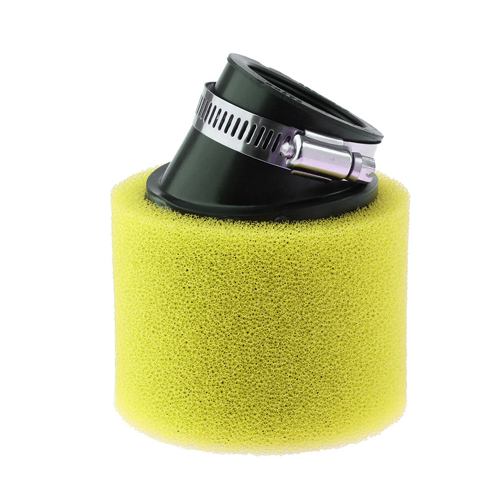 Universal Angle Bent Foam Air Filter Washable Motorcycle ATV Air Filter for Pit Quad Dirt Bike ATV Buggy 45mm