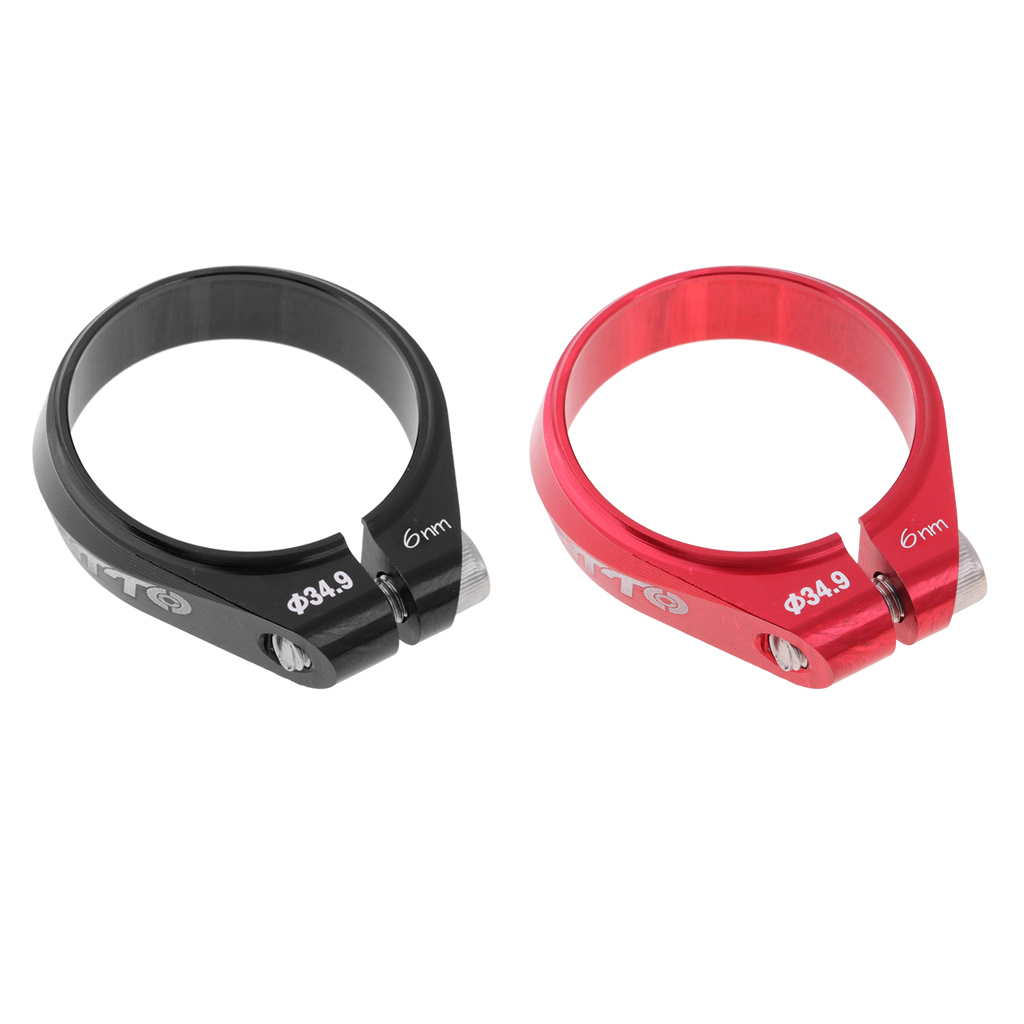 Durable Bicycle Seatpost Clamp Quick Rlease Seat Post Holder Clip for Folding