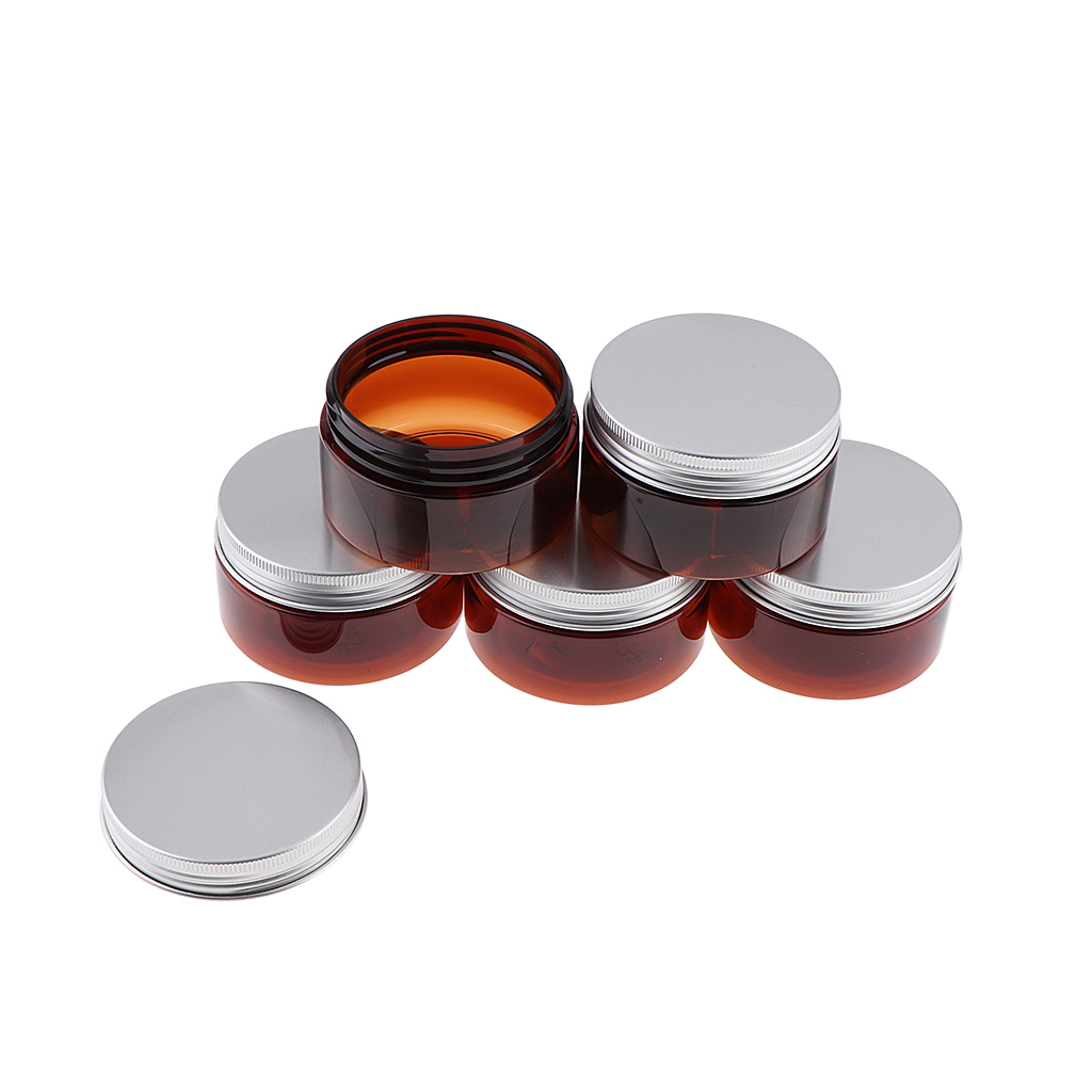 5X Makeup Pot Refillable Plastic Bottle Empty Travel Cosmetic Jar Nontoxic