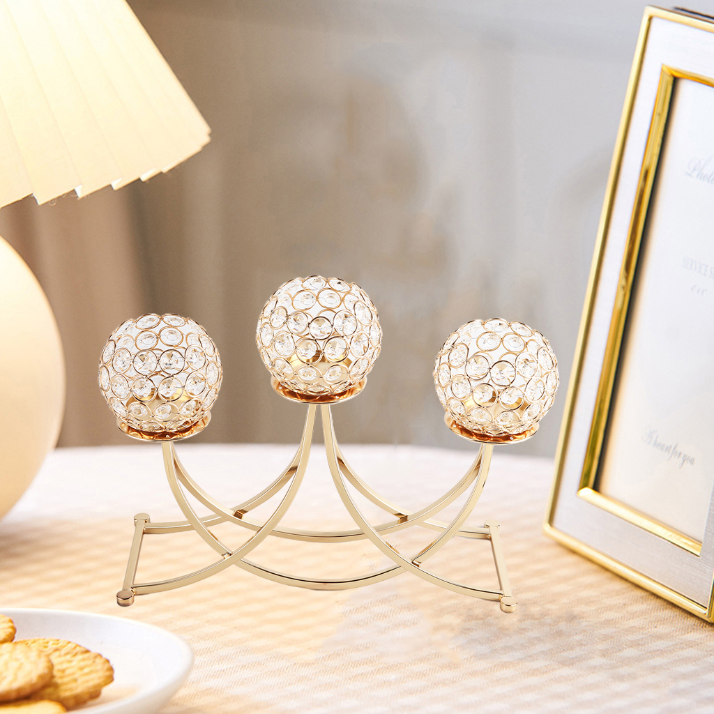 Gold Candle  Decor Table Centerpiece Candlesticks  for Wedding