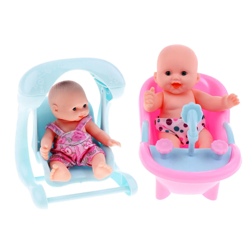 Simulation Newborn Infant Dolls Silicone Vinyl Reborn Baby Girl Doll Gift