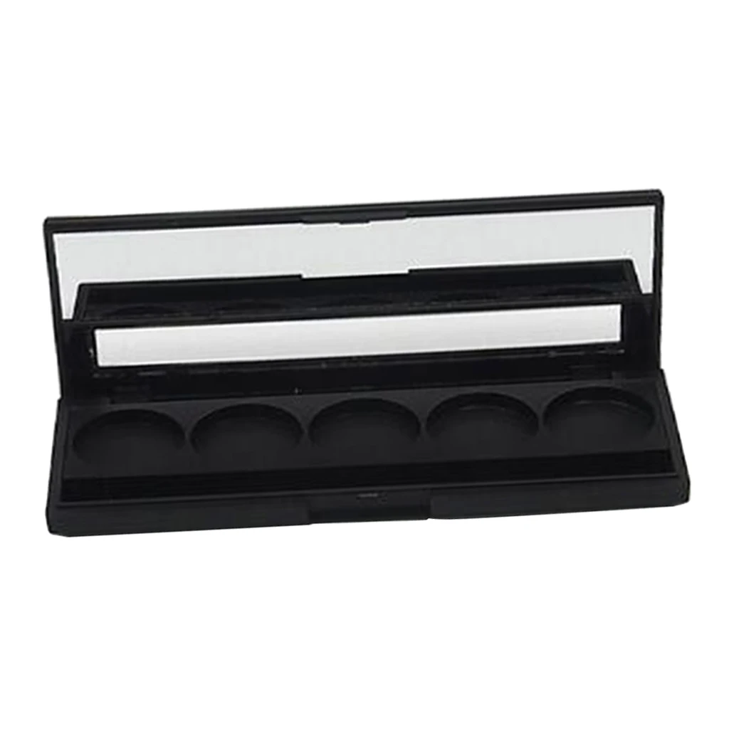 5-Slots Empty Make-up Palette Make-up Palette for Eye Shadow Powder Blush, with