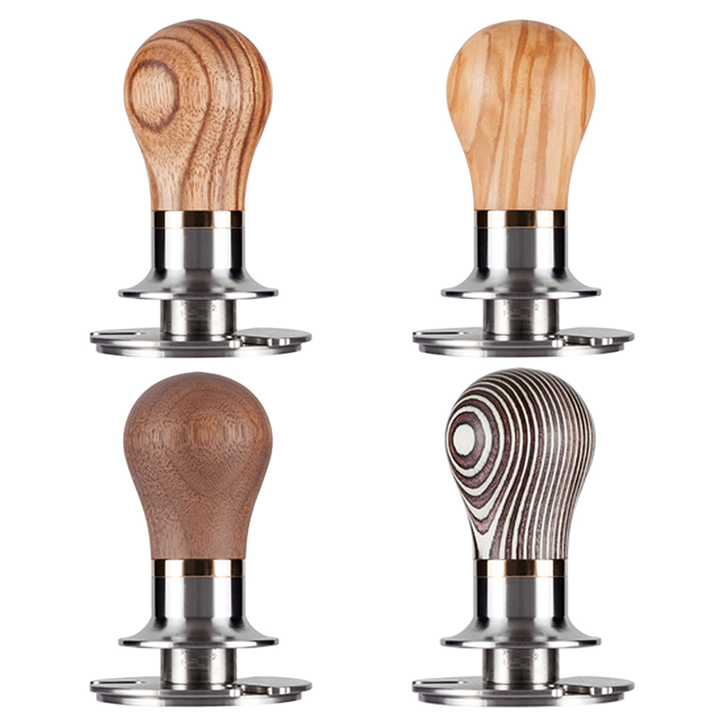 Food Grade 58.5mm Coffee Tamper Professional Wooden Handle Barista Espresso Maker Grinder High Quality  Tool