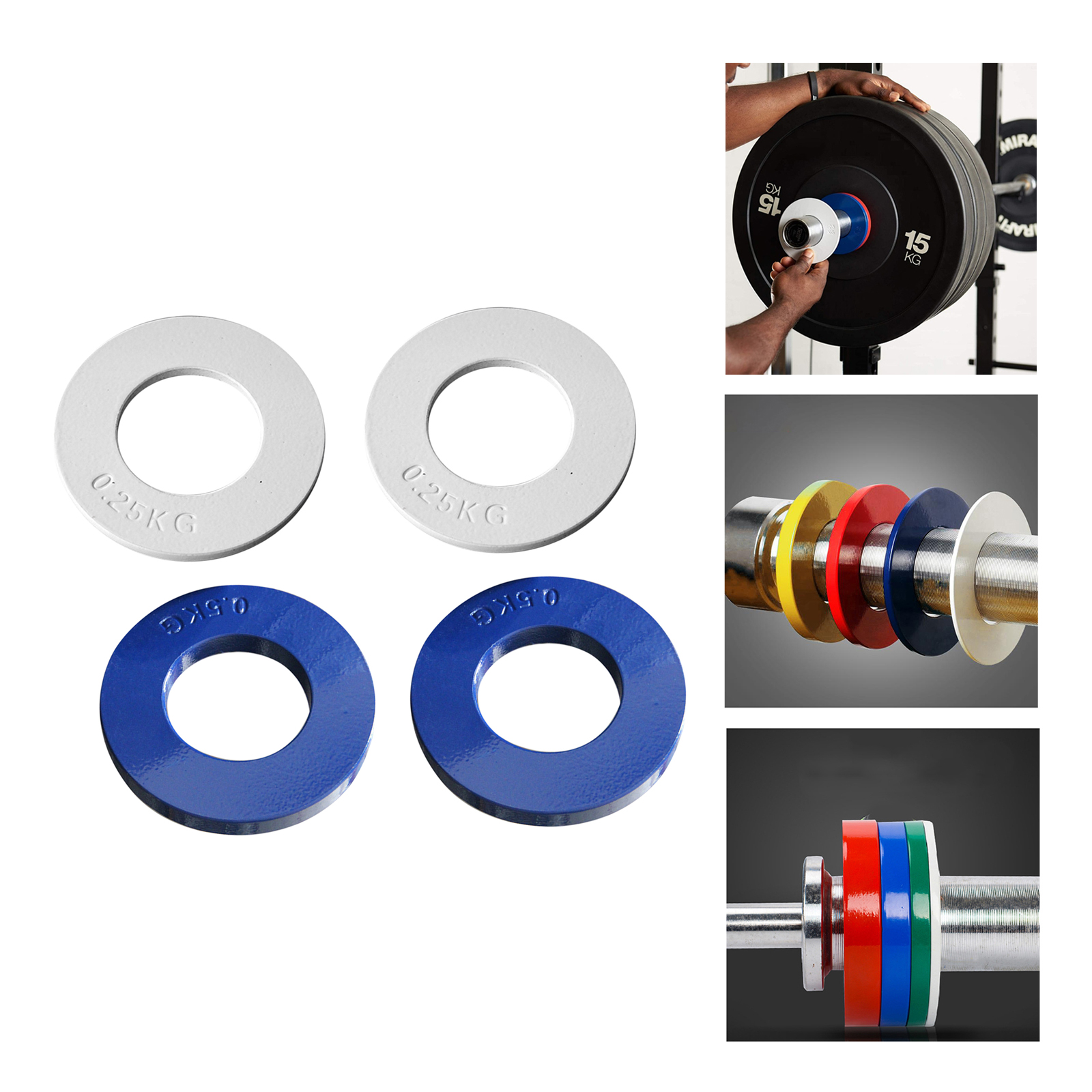 2'' Steel Fractional Olympic Plates Incremental Micro Weight Plate Discs Gym