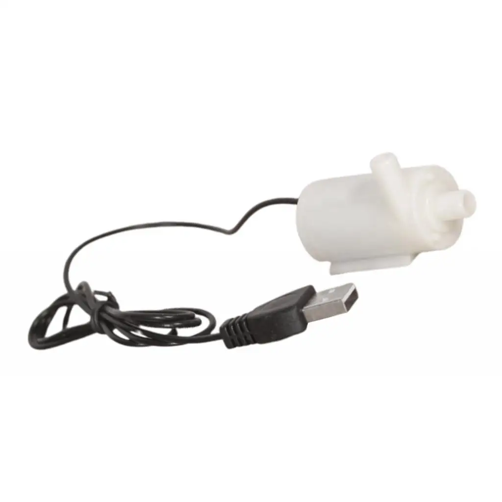 1pc USB Micro Silent Water Pump DC 3/5/6V Amphibious for Fish-Tank Fountains