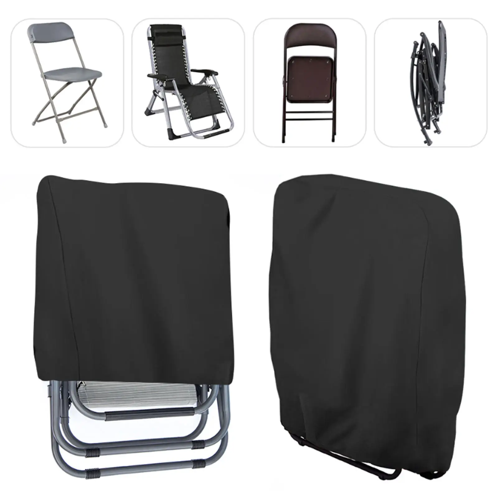 Folding Chair Cover Oxford Fabric Waterproof  Reclining Chairs