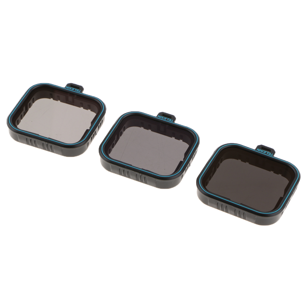 ND4 ND8 ND16 Neutral Density ND Filter Set Kit for GoPro  5 6 7 Black Action Camera