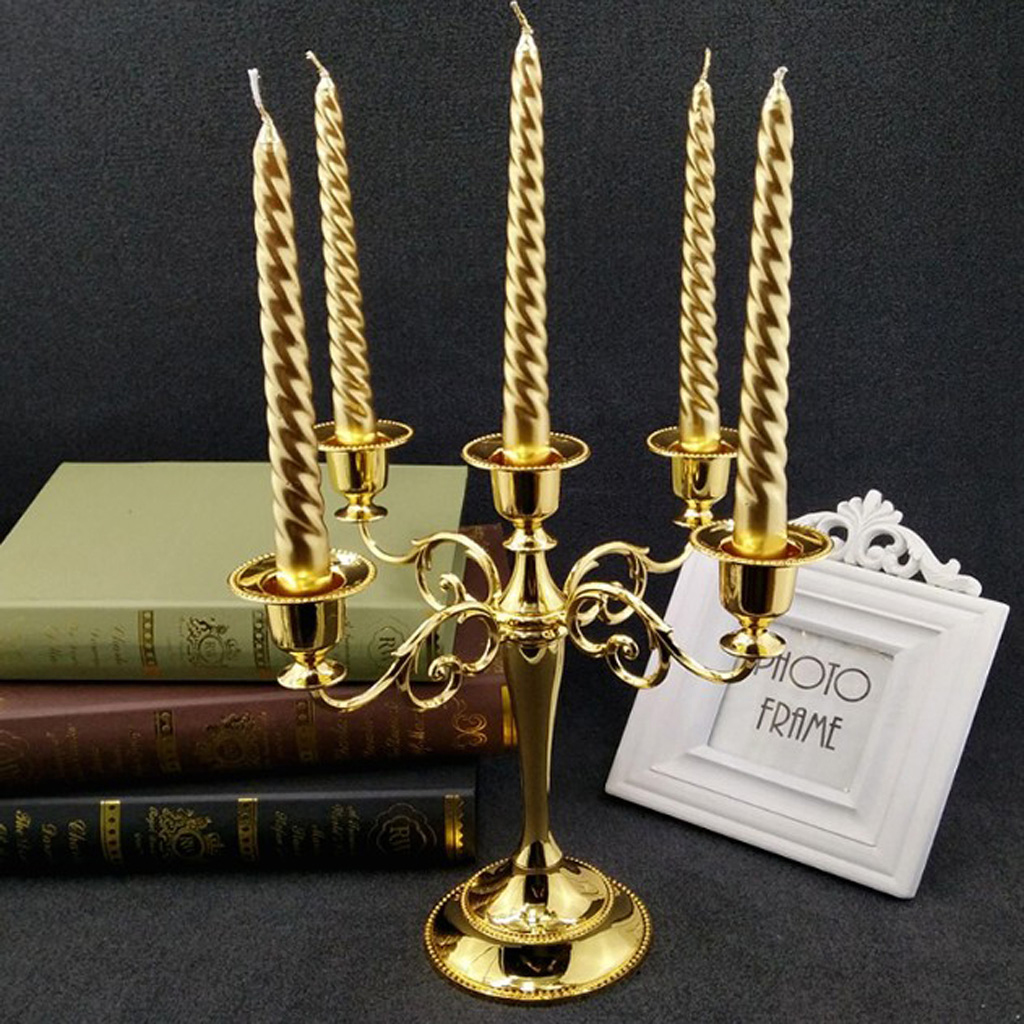 2pcs Twisted Coil Table Dining Room Table Wedding Party Spiral Long Candles Wax For Wedding Birthday Decoration