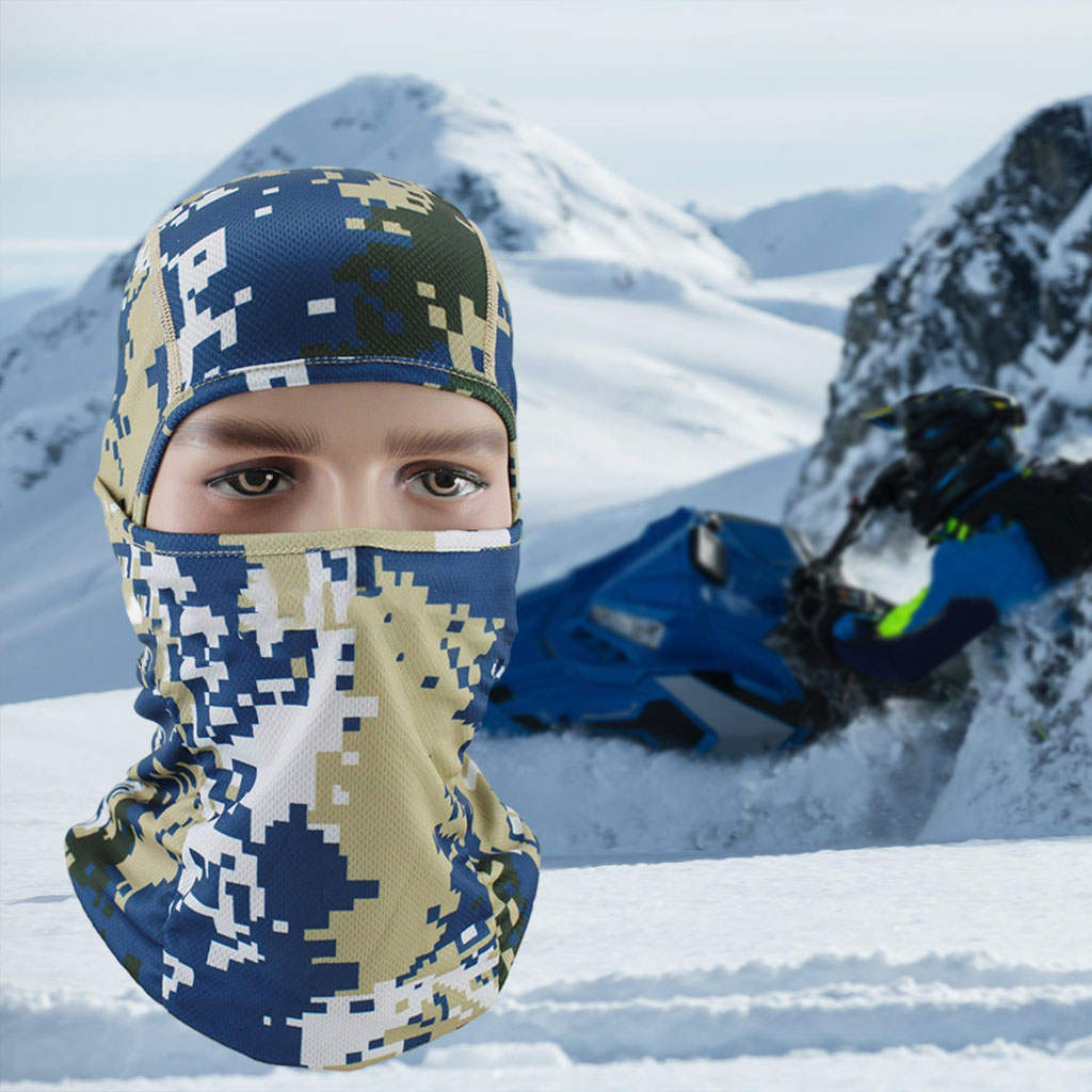 Full Face Mask Hat Neck Hood Windproof Helmet for Ski Fishing Cycling Sports Hiking Running Motorcycle