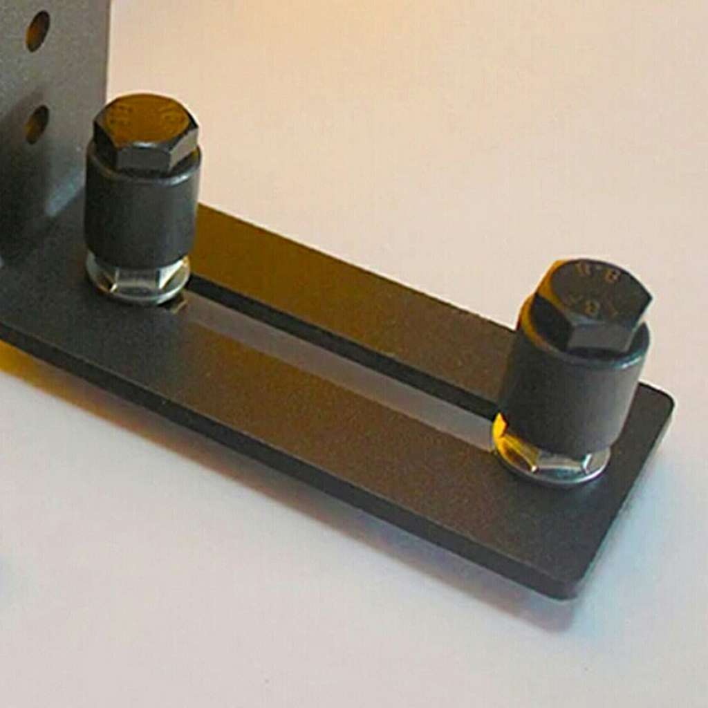 Steel Sliding Barn Door Guide Roller Stopper Durable Accessories Smoothly Quietly