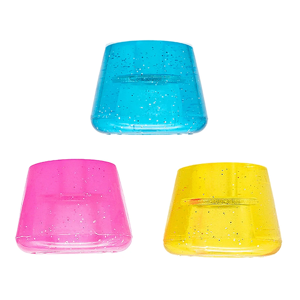 Durable Roller Skate Stoppers Toe Stop Rubber Skate Braking Plug Pad Replacement for Skating Practice Training