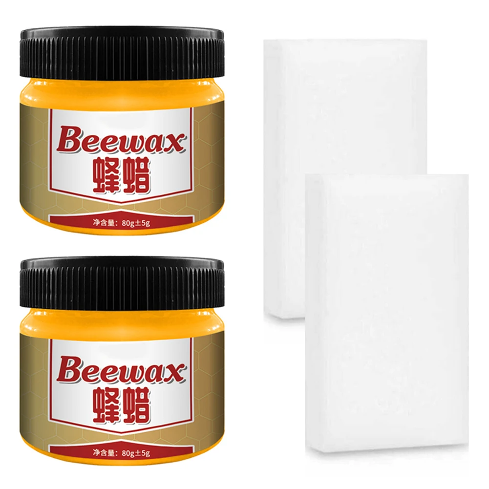 POPNINGKS Wood Seasoning Beewax Complete Solution Furniture Care Beeswax Multipurpose Beeswax Solid Wood Polish Home Cleaning 