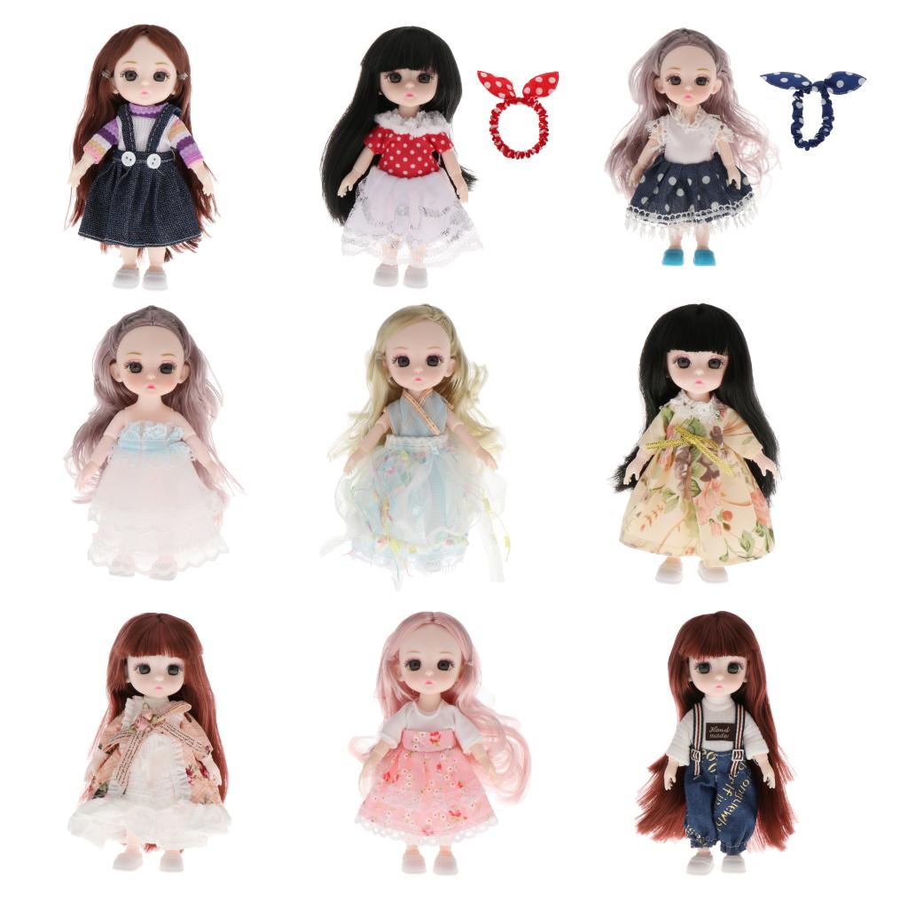1/12Scale Ball Jointed ob11 Doll Articulated Collector Doll Fully Poseable