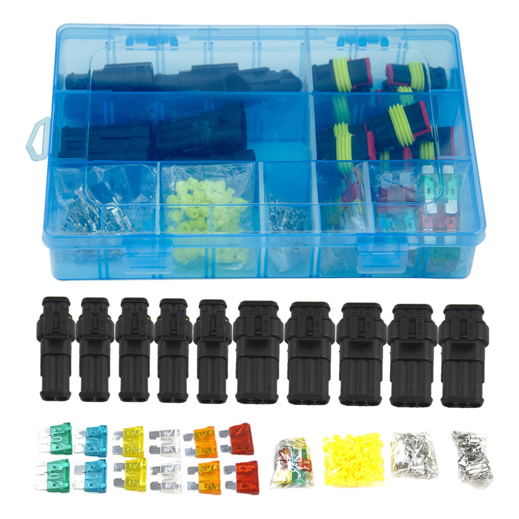 Waterproof Wiring Connector 1 Set Terminal Fit for Quad Bike Scooter Boats Caravan