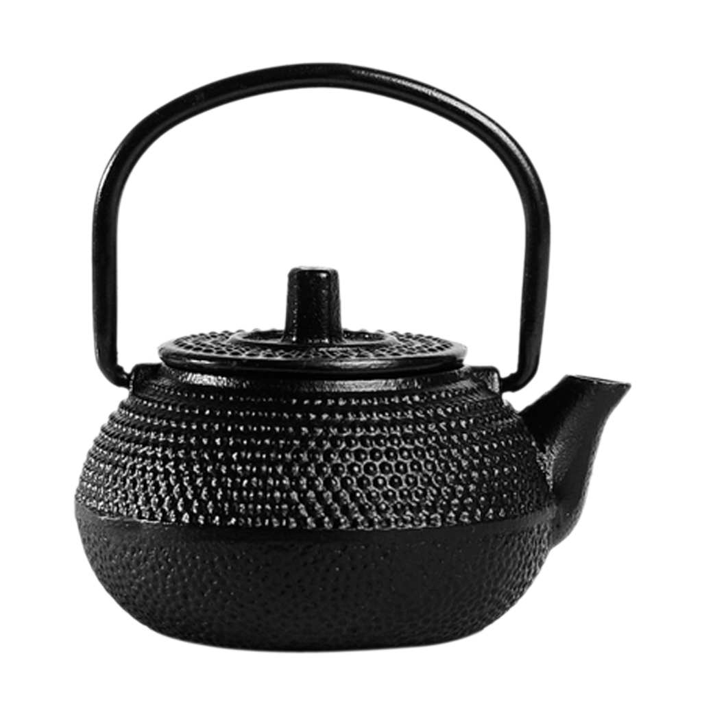 Mini Type Cast Iron Tea Kettle Teapot 50ml Great Gift or Tabletop Decor