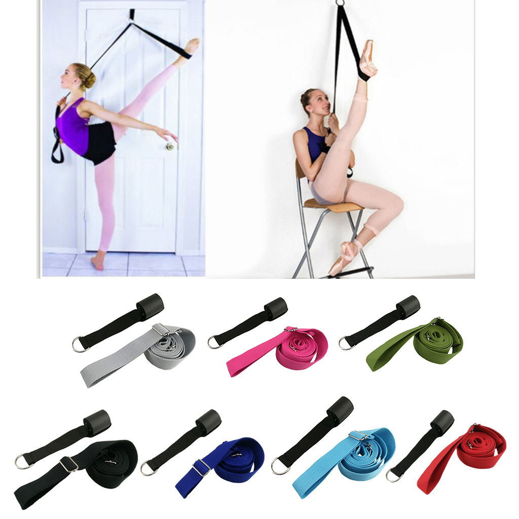 Door Leg Stretcher Band - Improve Leg Stretching with Door Flexibility Trainer -