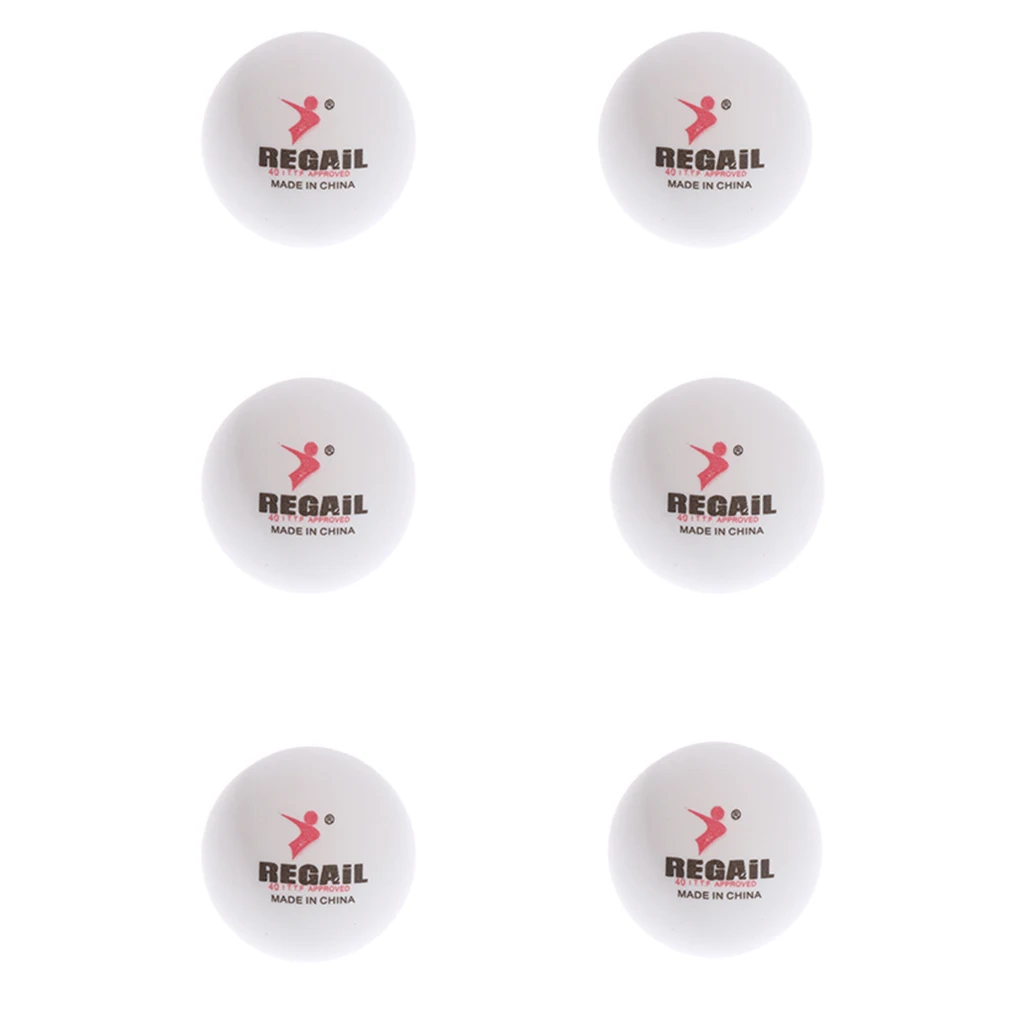 MagiDeal Pack of 6  P ong Table Tennis Balls Beer P ong Balls