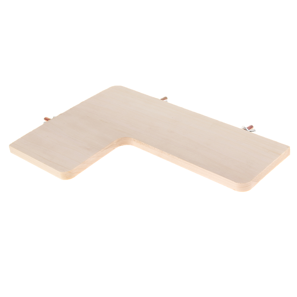Wood Hamsters Platform Cage Stand Toy Pet Parrot Springboard Chinchillas Toys Pet Playground